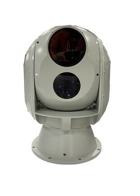 Sistema de rastreio duplo carregado navio DC28V do EO IR do sensor com adaptação forte do portador