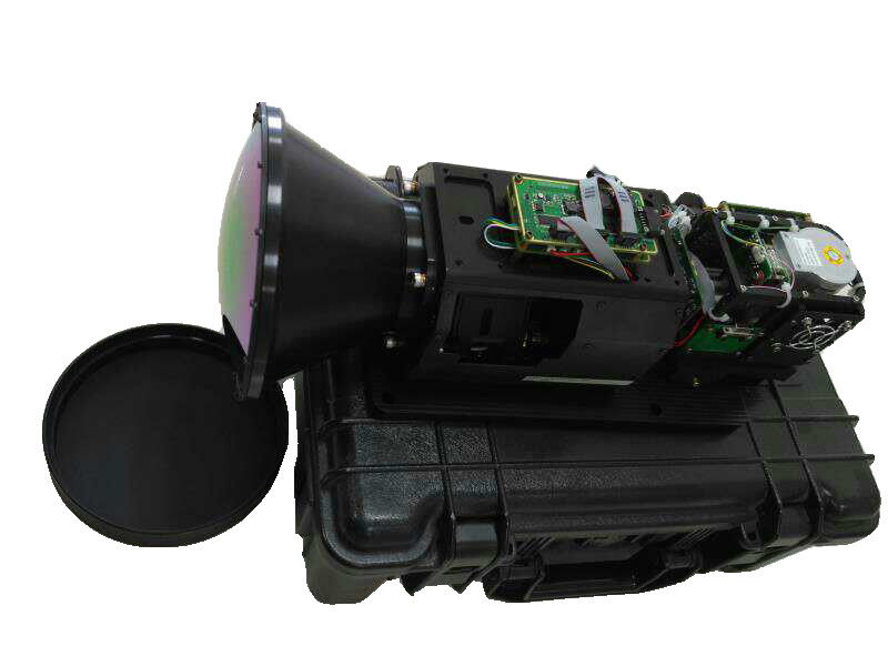 câmara de segurança térmica tripla do Fov de 520mm/de 150mm/de 50mm, dispositivo de imagiologia térmica