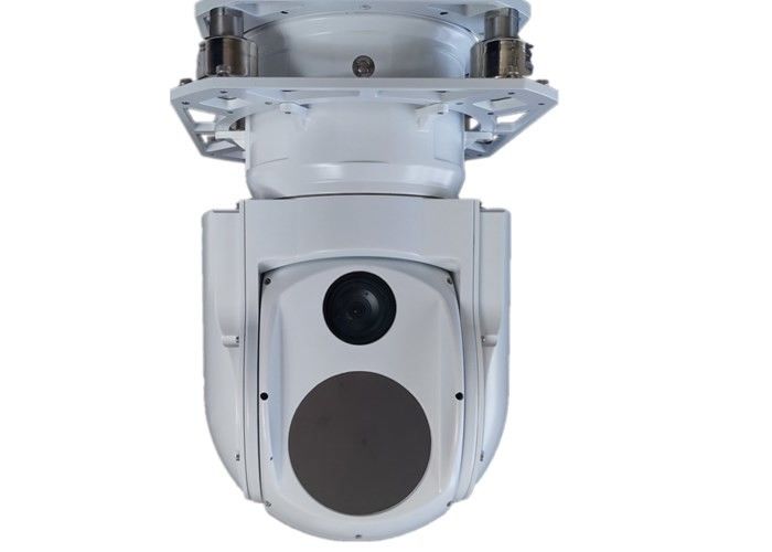 Estabilizador de giroscópio da câmera do Eo Ir da suspensão Cardan, 2 sistemas do sensor do Eo Ir da linha central